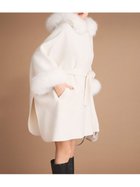【セルフォード/CELFORD】のファーポンチョコート 人気、トレンドファッション・服の通販 founy(ファニー) ファッション Fashion レディースファッション Fashion for Women アウター Coat / Outerwear Collection コート・ロングコート・ピーコート Long Coats, Peacoats & More ポンチョ・ケープコート Ponchos & Capes トレンド Trend, Trending Now 今季 This Season, Current Season thumbnail IVR[003]|ID: prp329100004619079 ipo3291000000033592587