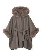 【セルフォード/CELFORD】のファーポンチョコート 人気、トレンドファッション・服の通販 founy(ファニー) ファッション Fashion レディースファッション Fashion for Women アウター Coat / Outerwear Collection コート・ロングコート・ピーコート Long Coats, Peacoats & More ポンチョ・ケープコート Ponchos & Capes トレンド Trend, Trending Now 今季 This Season, Current Season thumbnail MOC[056]|ID: prp329100004619079 ipo3291000000033592593