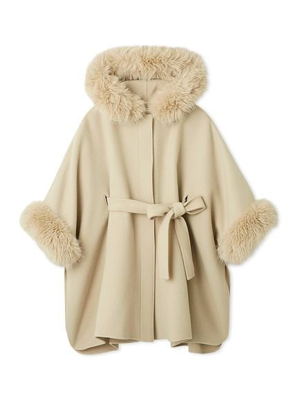 【セルフォード/CELFORD】のファーポンチョコート インテリア・キッズ・メンズ・レディースファッション・服の通販 founy(ファニー) 　ファッション　Fashion　レディースファッション　Fashion for Women　アウター　Coat / Outerwear Collection　コート・ロングコート・ピーコート　Long Coats, Peacoats & More　ポンチョ・ケープコート　Ponchos & Capes　スマート　Smart, Elegant　トレンド　Trend, Trending Now　今季　This Season, Current Season　CML[038]|ID: prp329100004619079 ipo3291000000034769925