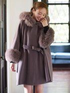 【セルフォード/CELFORD】のファーポンチョコート 人気、トレンドファッション・服の通販 founy(ファニー) ファッション Fashion レディースファッション Fashion for Women アウター Coat / Outerwear Collection コート・ロングコート・ピーコート Long Coats, Peacoats & More ポンチョ・ケープコート Ponchos & Capes スマート Smart, Elegant トレンド Trend, Trending Now 今季 This Season, Current Season thumbnail MOC[056]|ID: prp329100004619079 ipo3291000000034769926