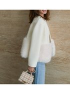 【セルフォード/CELFORD】の裾ファーブルゾン 人気、トレンドファッション・服の通販 founy(ファニー) ファッション Fashion レディースファッション Fashion for Women アウター Coat / Outerwear Collection ブルゾンジャケット・スポーティアウター Blouson Jackets スマート Smart, Elegant ツイード Twill, Twill Weave ドット Polka Dot, Dot Pattern フロント Front, Front Design ブルゾン Blouson, Bomber Jacket メタル Metal, Metal Parts エレガント 上品 Elegant 人気 Popular, Best Seller thumbnail OWHT[002]|ID: prp329100004619081 ipo3291000000034436542