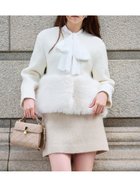 【セルフォード/CELFORD】の裾ファーブルゾン 人気、トレンドファッション・服の通販 founy(ファニー) ファッション Fashion レディースファッション Fashion for Women アウター Coat / Outerwear Collection ブルゾンジャケット・スポーティアウター Blouson Jackets スマート Smart, Elegant ツイード Twill, Twill Weave ドット Polka Dot, Dot Pattern フロント Front, Front Design ブルゾン Blouson, Bomber Jacket メタル Metal, Metal Parts エレガント 上品 Elegant 人気 Popular, Best Seller thumbnail MIX[930]|ID: prp329100004619081 ipo3291000000034436545