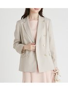 【セルフォード/CELFORD】のダブルテーラードジャケット 人気、トレンドファッション・服の通販 founy(ファニー) ファッション Fashion レディースファッション Fashion for Women アウター Coat / Outerwear Collection レディースジャケット・軽アウター Jackets テーラードジャケット / 通勤・きれいめスタイル Tailored Jackets & Blazers おすすめ Recommended / Our Picks エレガント 上品 Elegant シェイプ Shape, Slim Fit ストライプ Stripe, Striped Pattern フロント Front, Front Design マニッシュ Mannish, Boyish メタル Metal, Metal Parts リュクス Luxury, Elegant, High-End, Chic thumbnail LBEG[035]|ID: prp329100004619082 ipo3291000000033848439