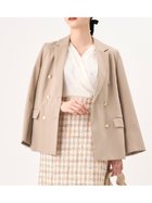 【セルフォード/CELFORD】のダブルテーラードジャケット 人気、トレンドファッション・服の通販 founy(ファニー) ファッション Fashion レディースファッション Fashion for Women アウター Coat / Outerwear Collection レディースジャケット・軽アウター Jackets テーラードジャケット / 通勤・きれいめスタイル Tailored Jackets & Blazers おすすめ Recommended / Our Picks エレガント 上品 Elegant シェイプ Shape, Slim Fit ストライプ Stripe, Striped Pattern フロント Front, Front Design マニッシュ Mannish, Boyish メタル Metal, Metal Parts リュクス Luxury, Elegant, High-End, Chic thumbnail CML[038]|ID: prp329100004619082 ipo3291000000033848440