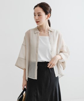 【アーバンリサーチ/URBAN RESEARCH】のシアーワイドスリーブ半袖シャツ 人気、トレンドファッション・服の通販 founy(ファニー) ファッション Fashion レディースファッション Fashion for Women トップス・カットソー Cut & Sew Tops シャツ・ブラウス・オフィスカジュアル Elegant Blouses & Button-Ups 2025年 2025 2025春夏・S/S Spring/Summer 2025 SS25 おすすめ Recommended / Our Picks シアー Sheer, See-Through ショート Short, Short Length トレンド Trend, Trending Now ベーシック Basic, Essential ワイド Wide, Wide Fit 半袖 Short Sleeve, Half Sleeve 夏 Summer 日本製 Made In Japan S/S・春夏 SS, Spring/Summer, Warm Season |ID:prp329100004619083