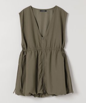 【ジーナシス/JEANASiS】のドロストバルーンベスト 人気、トレンドファッション・服の通販 founy(ファニー) ファッション Fashion レディースファッション Fashion for Women アウター Coat / Outerwear Collection トップス・カットソー Cut & Sew Tops ベスト&ジレ / 重ね着スタイル Vests & Gilets インナー Innerwear 今季 This Season, Current Season タンク Tank Top, Sleeveless Top チュール Tulip, Tulip Motif デニム Denim, Jeans Material トレンド Trend, Trending Now ドローコード Drawcord, Drawstring Cord バルーン Balloon, Balloon Silhouette ピーチ Peach, Soft Touch ベスト Vest, Waistcoat ポケット Pocket, Pocket Detail 半袖 Short Sleeve, Half Sleeve おすすめ Recommended / Our Picks |ID:prp329100004619117