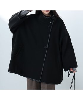 【ビームス ハート/BEAMS HEART】のパイピング ポンチョ風 コート 人気、トレンドファッション・服の通販 founy(ファニー) ファッション Fashion レディースファッション Fashion for Women アウター Coat / Outerwear Collection コート・ロングコート・ピーコート Long Coats, Peacoats & More ポンチョ・ケープコート Ponchos & Capes エレガント 上品 Elegant クラシック Classic, Timeless Style スタンド Stand Collar, Upright Stand ストレート Straight, Straight Cut バランス Balance, Style Balance パイピング Piping, Trim Design フェイクレザー Faux Leather, PU Leather ポンチョ Poncho, Cape Style ミドル Middle Length, Mid Height リラックス Relax, Relaxed Fit 冬 Winter / This Winter A/W・秋冬 Autumn/Winter |ID:prp329100004619284