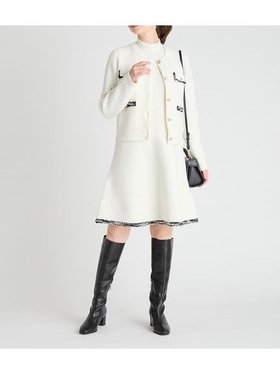 【セルフォード/CELFORD】の【限定カラーあり】トリムミニニットワンピースセット 人気、トレンドファッション・服の通販 founy(ファニー) ファッション Fashion レディースファッション Fashion for Women ワンピース Dresses ニットワンピース Knit Dresses おすすめ Recommended / Our Picks カーディガン Cardigan, Knitwear ジャケット Jacket, Outerwear ツイード Twill, Twill Weave フレア Flare, Flared ポケット Pocket, Pocket Detail ワッフル Waffle, Waffle Knit 無地 Plain, Solid Color |ID:prp329100004619318