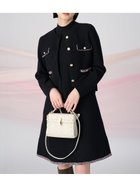 【セルフォード/CELFORD】の【限定カラーあり】トリムミニニットワンピースセット 人気、トレンドファッション・服の通販 founy(ファニー) ファッション Fashion レディースファッション Fashion for Women ワンピース Dresses ニットワンピース Knit Dresses おすすめ Recommended / Our Picks カーディガン Cardigan, Knitwear ジャケット Jacket, Outerwear ツイード Twill, Twill Weave フレア Flare, Flared ポケット Pocket, Pocket Detail ワッフル Waffle, Waffle Knit 無地 Plain, Solid Color thumbnail BLK[009]|ID: prp329100004619318 ipo3291000000033813104