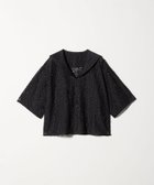 【ビューティ&ユース ユナイテッドアローズ/BEAUTY&YOUTH / UNITED ARROWS】のSteven Alan レース セーラーカラー ブラウス 人気、トレンドファッション・服の通販 founy(ファニー) ファッション Fashion レディースファッション Fashion for Women トップス・カットソー Cut & Sew Tops シャツ・ブラウス・オフィスカジュアル Elegant Blouses & Button-Ups バランス Balance, Style Balance フラワー Flower, Floral レース Lace, Lace Fabric エレガント 上品 Elegant thumbnail BLACK|ID: prp329100004619327 ipo3291000000033184455