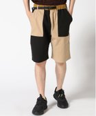 【ジムマスター/gym master / MEN】のgym master/ストレッチヘリンボーンショーツ ブラック/ベージュ|ID: prp329100004619336 ipo3291000000033127299