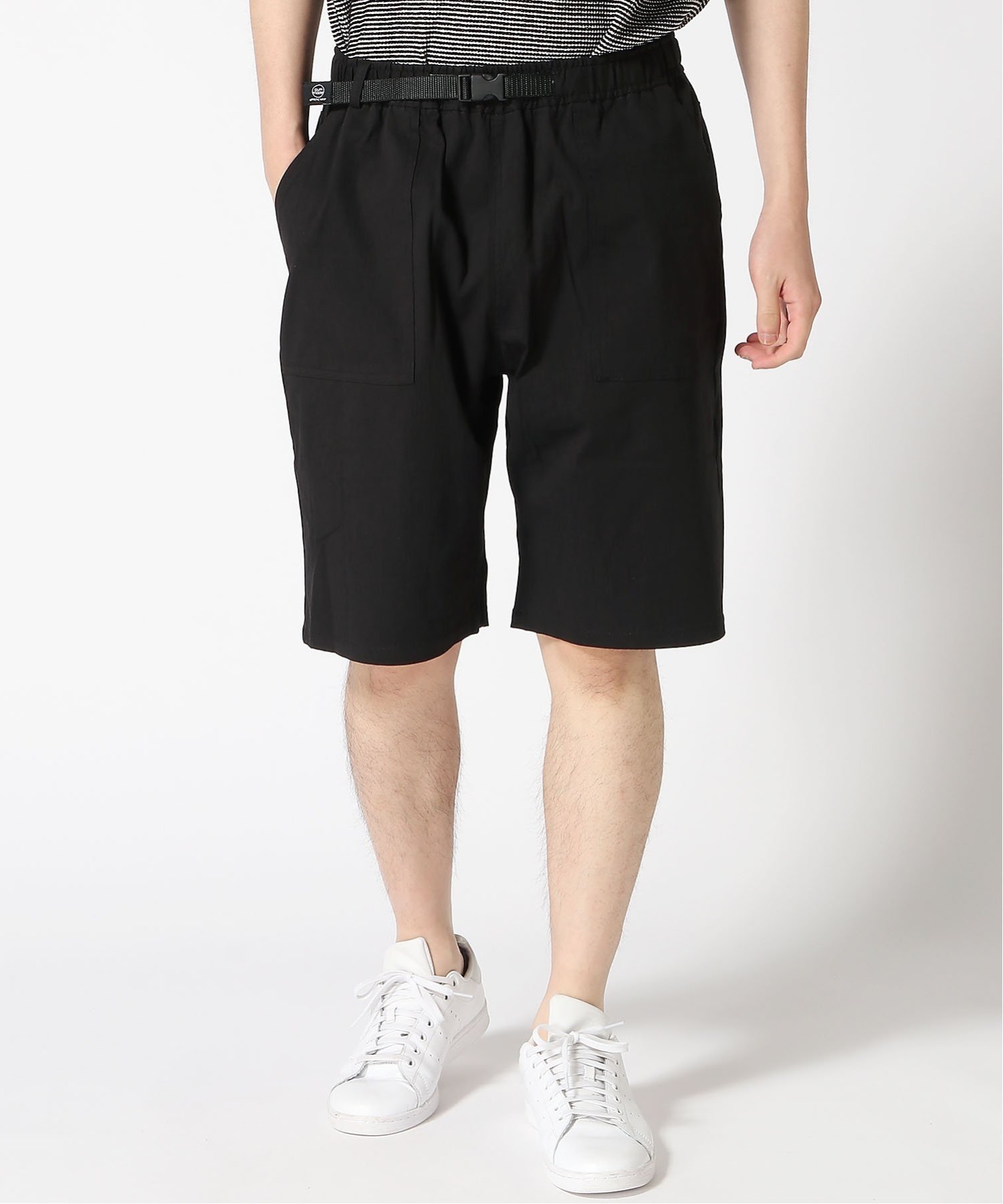 【ジムマスター/gym master / MEN】のgym master/ストレッチヘリンボーンショーツ インテリア・キッズ・メンズ・レディースファッション・服の通販 founy(ファニー) 　ファッション　Fashion　メンズファッション　Fashion for Men　おすすめ　Recommended / Our Picks　アウトドア　Outdoor Clothing　イエロー　Yellow　ショート　Short, Short Length　ストレッチ　Stretch, Stretchy Fabric　ハーフ　Half, Half-Length　ポケット　Pocket, Pocket Detail　メンズ　Men's, Menswear　ワイド　Wide, Wide Fit　エレガント 上品　Elegant　夏　Summer　春　Spring　S/S・春夏　SS, Spring/Summer, Warm Season　ブラック|ID: prp329100004619336 ipo3291000000033127303