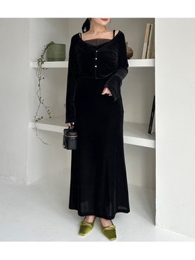 【フレイ アイディー/FRAY I.D】 シアーベロアカーデ キャミワンピース人気、トレンドファッション・服の通販 founy(ファニー) ファッション Fashion レディースファッション Fashion for Women ワンピース Dresses キャミソールワンピース Camisole Dresses エレガント 上品 Elegant カーディガン Cardigan, Knitwear キャミワンピース Cami Dress, Slip Dress ストレッチ Stretch, Stretchy Fabric スマート Smart, Elegant チュール Tulip, Tulip Motif トレンド Trend, Trending Now バランス Balance, Style Balance ベロア Velour, Soft Velvet おすすめ Recommended / Our Picks |ID:prp329100004619386
