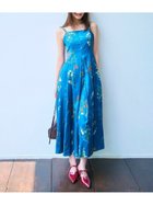 【フレイ アイディー/FRAY I.D】の【00サイズ】ボタニカルプリントキャミソールワンピース/ウォッシャブル 人気、トレンドファッション・服の通販 founy(ファニー) ファッション Fashion レディースファッション Fashion for Women ワンピース Dresses ウォッシャブル Machine Washable キャミソール Camisole, Spaghetti Strap Top シェイプ Shape, Slim Fit シャーリング Shirring, Ruched シルク Silk, 100% Silk ダブル Double, Double-Breasted バランス Balance, Style Balance フィット Fit, Slim Fit フレア Flare, Flared フロント Front, Front Design プリント Print, Printed Pattern ボタニカル Botanical, Floral Pattern ラグジュアリー Luxury, Elegant ラップ Wrap, Wrap Design リラックス Relax, Relaxed Fit 秋 Autumn thumbnail BLU[086]|ID: prp329100004619392 ipo3291000000033207042