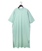 【マーコート/MARcourt】のMIDIUMISOLID for Ladies リラックススリットワンピース 人気、トレンドファッション・服の通販 founy(ファニー) ファッション Fashion レディースファッション Fashion for Women ワンピース Dresses カットソー Cut and Sewn Top シンプル Simple, Minimal スリット Slit, Slit Detail ベーシック Basic, Essential ボトム Bottoms, Lower Wear ポケット Pocket, Pocket Detail 無地 Plain, Solid Color thumbnail ペールグリーン|ID: prp329100004619470 ipo3291000000033128275