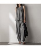 【メイソングレイ/MAYSON GREY】のフレアノースリーブ+カーブパンツセットアップ≪手洗い可能≫ 人気、トレンドファッション・服の通販 founy(ファニー) ファッション Fashion レディースファッション Fashion for Women セットアップ Matching Sets レディースパンツ・ボトムス Pants & Trousers / Bottoms カーディガン Cardigan, Knitwear ジャケット Jacket, Outerwear セットアップ Set-Up, Coordinated Outfit ノースリーブ Sleeveless, No-Sleeve パターン Pattern, Design Print フレア Flare, Flared ブルゾン Blouson, Bomber Jacket リラックス Relax, Relaxed Fit 旅行 Travel thumbnail ライトグレー|ID: prp329100004619569 ipo3291000000033129252