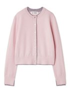 【リリーブラウン/Lily Brown】のカシミアブレンドレイヤードカーディガン 人気、トレンドファッション・服の通販 founy(ファニー) ファッション Fashion レディースファッション Fashion for Women トップス・カットソー Cut & Sew Tops カーディガン・羽織り Layered Style Cardigans なめらか Smooth, Silky Texture デニム Denim, Jeans Material トレンド Trend, Trending Now プリーツ Pleats, Pleated レオパード Leopard, Animal Print 無地 Plain, Solid Color thumbnail PNK[066]|ID: prp329100004619597 ipo3291000000033207501
