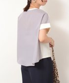 【ノーリーズ/NOLLEY'S】の異素材バイカラープルオーバーカットソー 人気、トレンドファッション・服の通販 founy(ファニー) ファッション Fashion レディースファッション Fashion for Women トップス・カットソー Cut & Sew Tops カジュアルプルオーバー・ニットトップス Pullovers & Knit Tops / Casual Pullovers カットソー・ベーシックTシャツ Cut-and-Sewn Tops / Stretch Tees & Basics カットソー Cut and Sewn Top スリーブ Sleeve, Long Sleeve / Short Sleeve フレンチ French, French Style ロールアップ Roll-Up, Cuffed Hem ワイド Wide, Wide Fit おすすめ Recommended / Our Picks 夏 Summer 2025年 2025 2025春夏・S/S Spring/Summer 2025 SS25 thumbnail キナリ|ID: prp329100004619637 ipo3291000000033595867