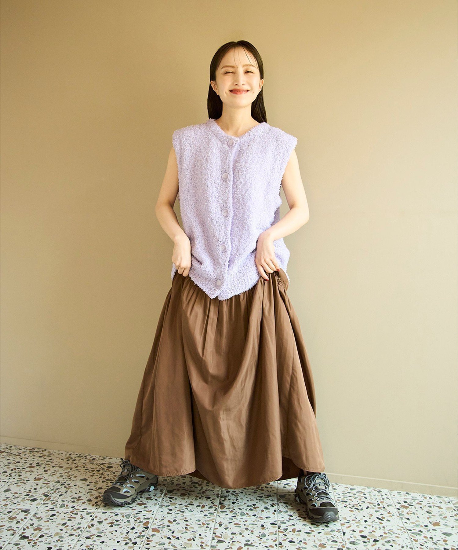 【ビーミングライフストアバイビームス/B:MING LIFE STORE by BEAMS】の【百田夏菜子さん着用】【洗える】ツイル ギャザー スカート(S~M) 25AW 秋まで使える 初秋 晩夏 お出かけ 人気、トレンドファッション・服の通販 founy(ファニー) 　ファッション　Fashion　レディースファッション　Fashion for Women　スカート　Skirts　洗える　Machine Washable　秋　Autumn　ギャザー　Gathered, Ruffled　シンプル　Simple, Minimal　スウェット / スエット　Sweatshirt, Sweatwear　ツイル　Twist, Twisted Detail　A/W・秋冬　Autumn/Winter　おすすめ　Recommended / Our Picks　夏　Summer　2025年　2025　2025-2026秋冬・A/W　Autumn/Winter 2025–26 AW25–26　 other-1|ID: prp329100004619653 ipo3291000000033398285