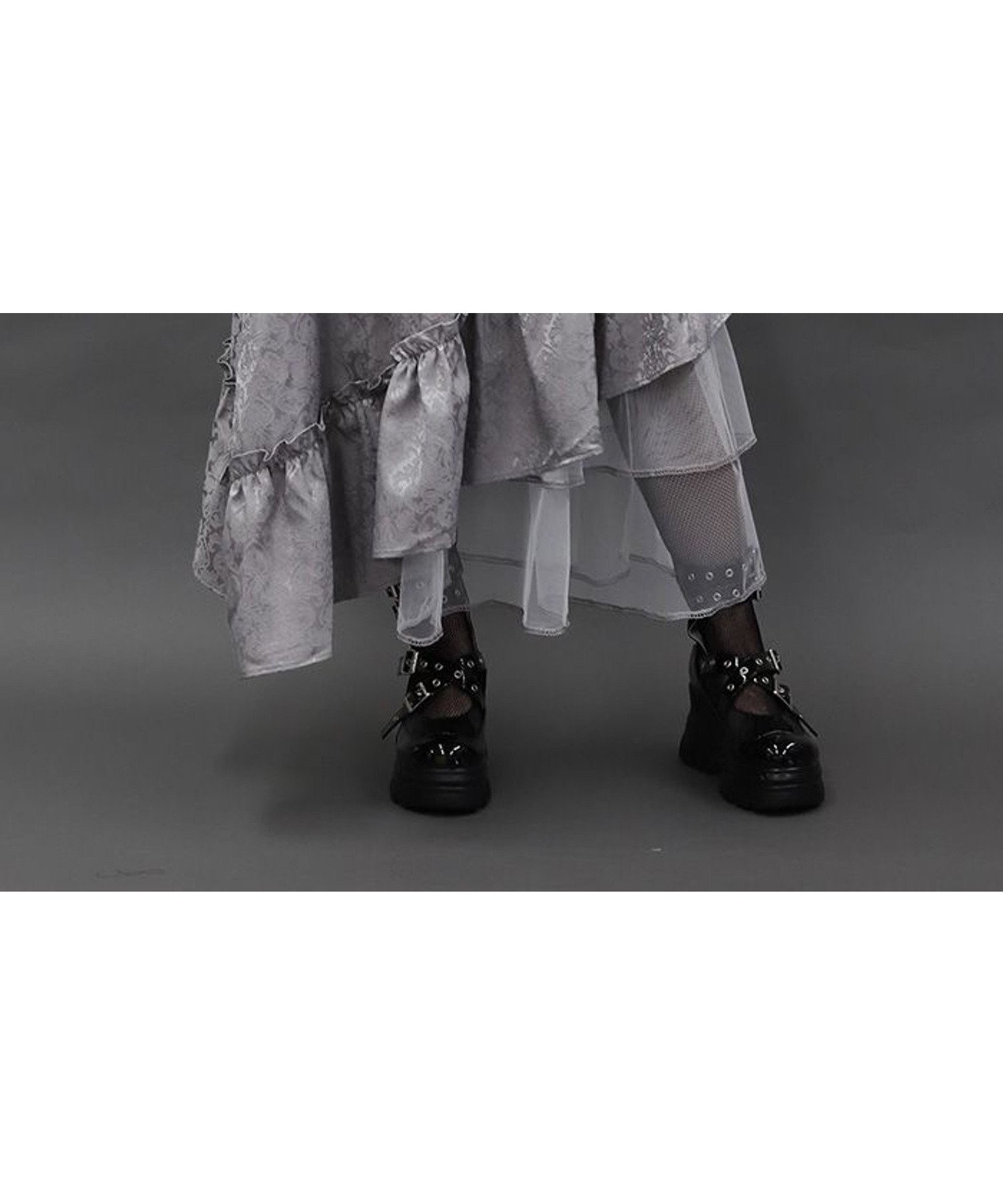 【アクシーズファム/axes femme】のジャカードアシメフリルスカート 人気、トレンドファッション・服の通販 founy(ファニー) 　ファッション　Fashion　レディースファッション　Fashion for Women　スカート　Skirts　おすすめ　Recommended / Our Picks　クラシカル　Classical, Vintage-Inspired　ジャカード／ジャガード　Jacquard, Woven Pattern　フリル　Frill, Ruffle　 other-1|ID: prp329100004619693 ipo3291000000033196839