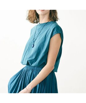 【ビショップ/Bshop】の別注 コットン バルーンTシャツ WOMEN 人気、トレンドファッション・服の通販 founy(ファニー) ファッション Fashion レディースファッション Fashion for Women トップス・カットソー Cut & Sew Tops シャツ・ブラウス・オフィスカジュアル Elegant Blouses & Button-Ups ロングTシャツ・Tシャツ Longline T-Shirts & Tees テクスチャー Texture, Textured Fabric ノースリーブ Sleeveless, No-Sleeve バルーン Balloon, Balloon Silhouette 別注 Limited Edition, Custom Order |ID:prp329100004619703