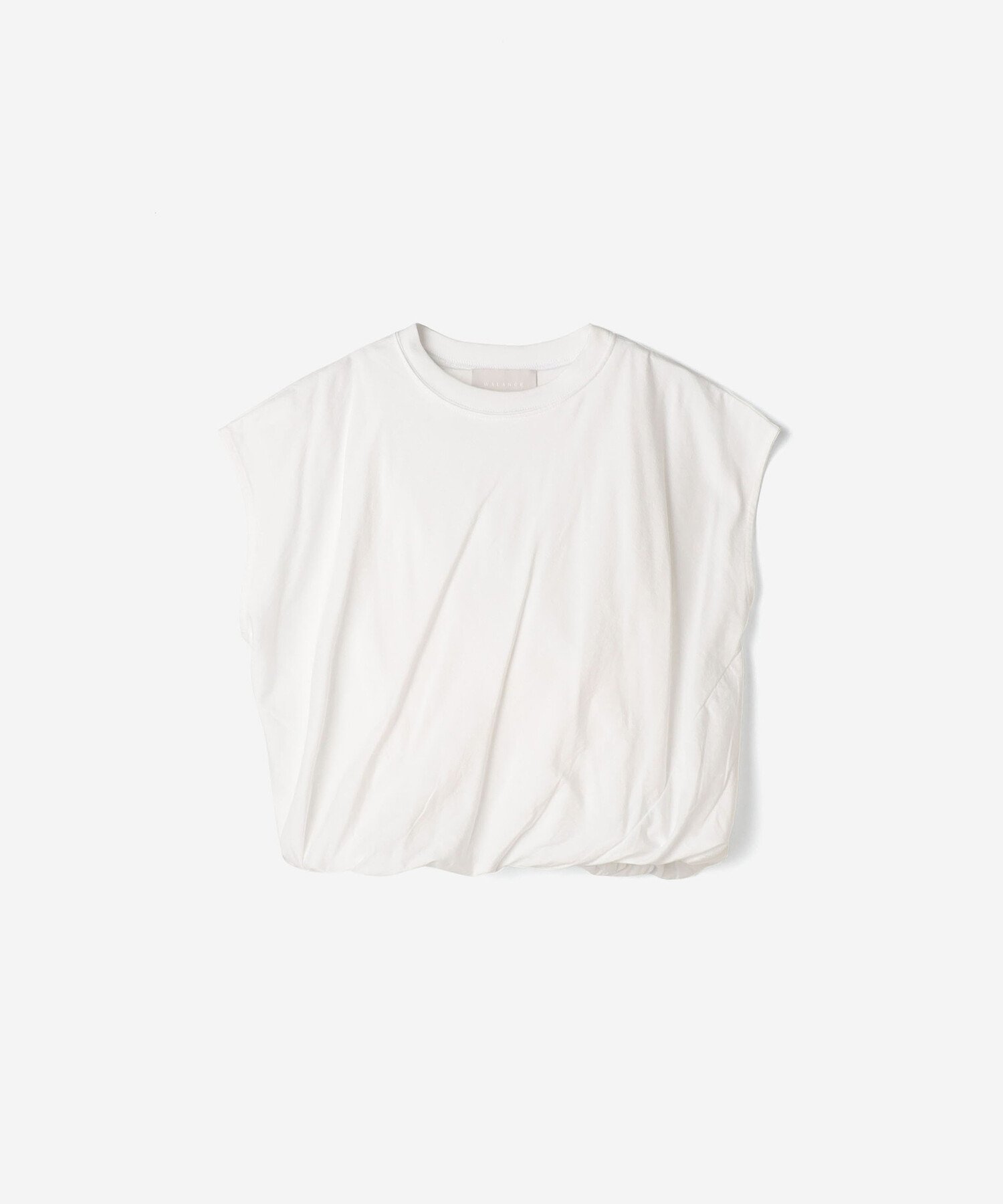 【ビショップ/Bshop】の別注 コットン バルーンTシャツ WOMEN インテリア・キッズ・メンズ・レディースファッション・服の通販 founy(ファニー) 　ファッション　Fashion　レディースファッション　Fashion for Women　トップス・カットソー　Cut & Sew Tops　シャツ・ブラウス・オフィスカジュアル　Elegant Blouses & Button-Ups　ロングTシャツ・Tシャツ　Longline T-Shirts & Tees　テクスチャー　Texture, Textured Fabric　ノースリーブ　Sleeveless, No-Sleeve　バルーン　Balloon, Balloon Silhouette　別注　Limited Edition, Custom Order　WHITE|ID: prp329100004619703 ipo3291000000033505123