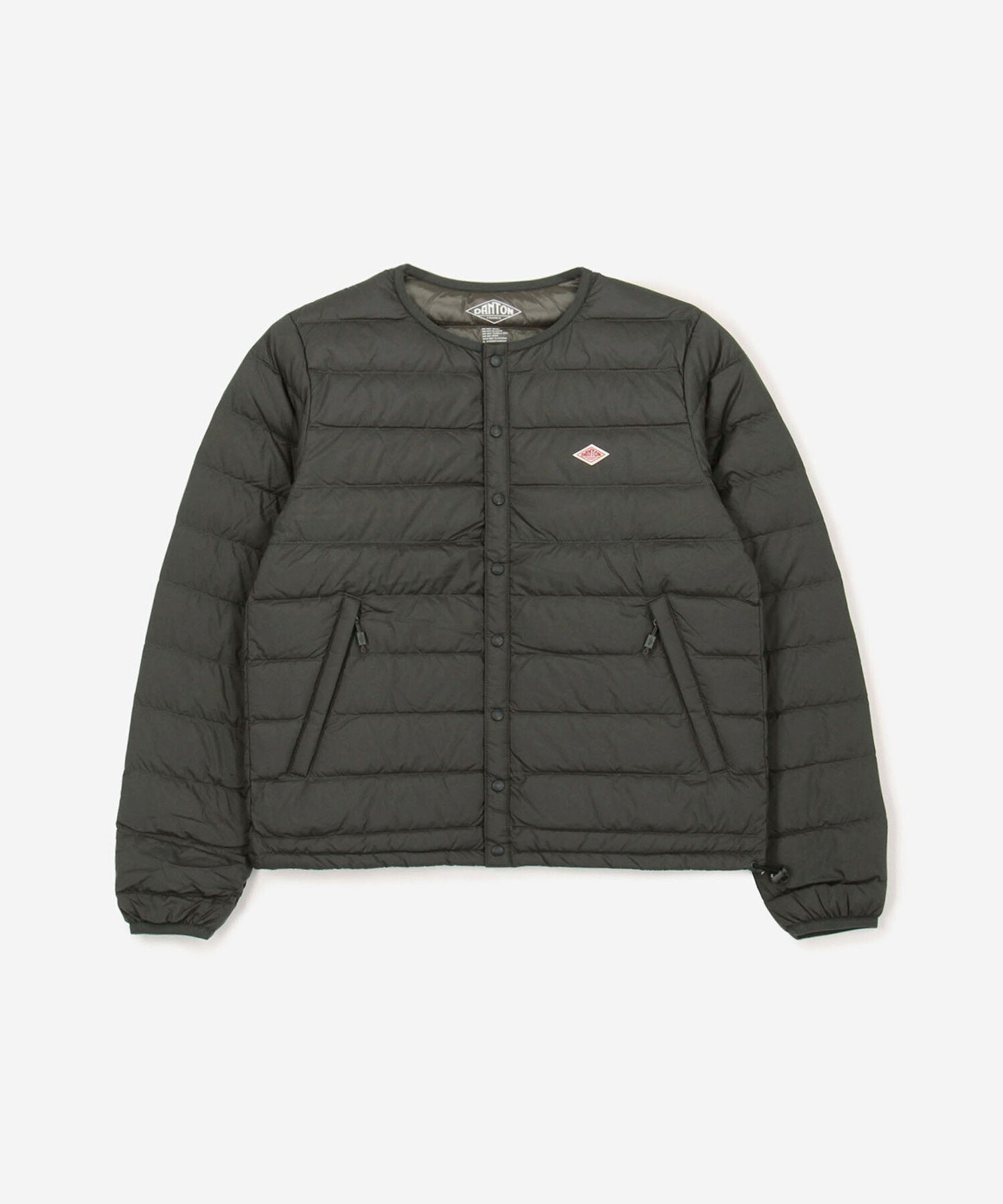 【ビショップ/Bshop】のクルーネック インナーダウンジャケット WOMEN インテリア・キッズ・メンズ・レディースファッション・服の通販 founy(ファニー) 　ファッション　Fashion　レディースファッション　Fashion for Women　アウター　Coat / Outerwear Collection　レディースジャケット・軽アウター　Jackets　春　Spring　秋　Autumn　軽量　Lightweight, Ultra Light　スピンドル　Spindle, Drawcord　タフタ　Taffeta, Structured Fabric　ダウン　Down, Puffer　フィット　Fit, Slim Fit　フランス　France, French　フロント　Front, Front Design　ポケット　Pocket, Pocket Detail　レギュラー　Regular, Standard Fit　ワーク　Workwear, Utility Style　BLACK系1|ID: prp329100004619811 ipo3291000000034510272