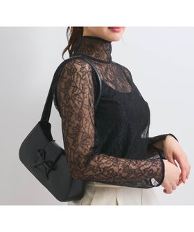 【クイーンズ コート/QUEENS COURT】のフラワーレースハイネックトップス≪洗濯機で洗える≫ 人気、トレンドファッション・服の通販 founy(ファニー) ファッション Fashion レディースファッション Fashion for Women トップス・カットソー Cut & Sew Tops インナー Innerwear 洗える Machine Washable 秋 Autumn カーディガン Cardigan, Knitwear クラシカル Classical, Vintage-Inspired クラシック Classic, Timeless Style ショルダー Shoulder, Shoulder Strap ジャケット Jacket, Outerwear スリット Slit, Slit Detail スリーブ Sleeve, Long Sleeve / Short Sleeve ビスチェ Bustier, Corset Top フラワー Flower, Floral ベスト Vest, Waistcoat ポケット Pocket, Pocket Detail モチーフ Motif, Design Theme レース Lace, Lace Fabric 冬 Winter / This Winter |ID:prp329100004619873