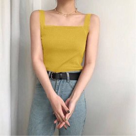 【ミニミニストア/miniministore】のリブニット タンクトップ スクエアネック 人気、トレンドファッション・服の通販 founy(ファニー) ファッション Fashion レディースファッション Fashion for Women トップス・カットソー Cut & Sew Tops ニット Knit Tops & Sweaters おすすめ Recommended / Our Picks イエロー Yellow インナー Innerwear カットソー Cut and Sewn Top キャミソール Camisole, Spaghetti Strap Top サマー Summer, Summer Style ショート Short, Short Length シンプル Simple, Minimal ジャケット Jacket, Outerwear スクエア Square, Square Shape ストレッチ Stretch, Stretchy Fabric タンク Tank Top, Sleeveless Top デコルテ Décolleté, Neckline ニットソー Knit-Sewn, Cut & Sew Knit ノースリーブ Sleeveless, No-Sleeve リブニット Rib Knit, Ribbed Knit 無地 Plain, Solid Color |ID:prp329100004619967
