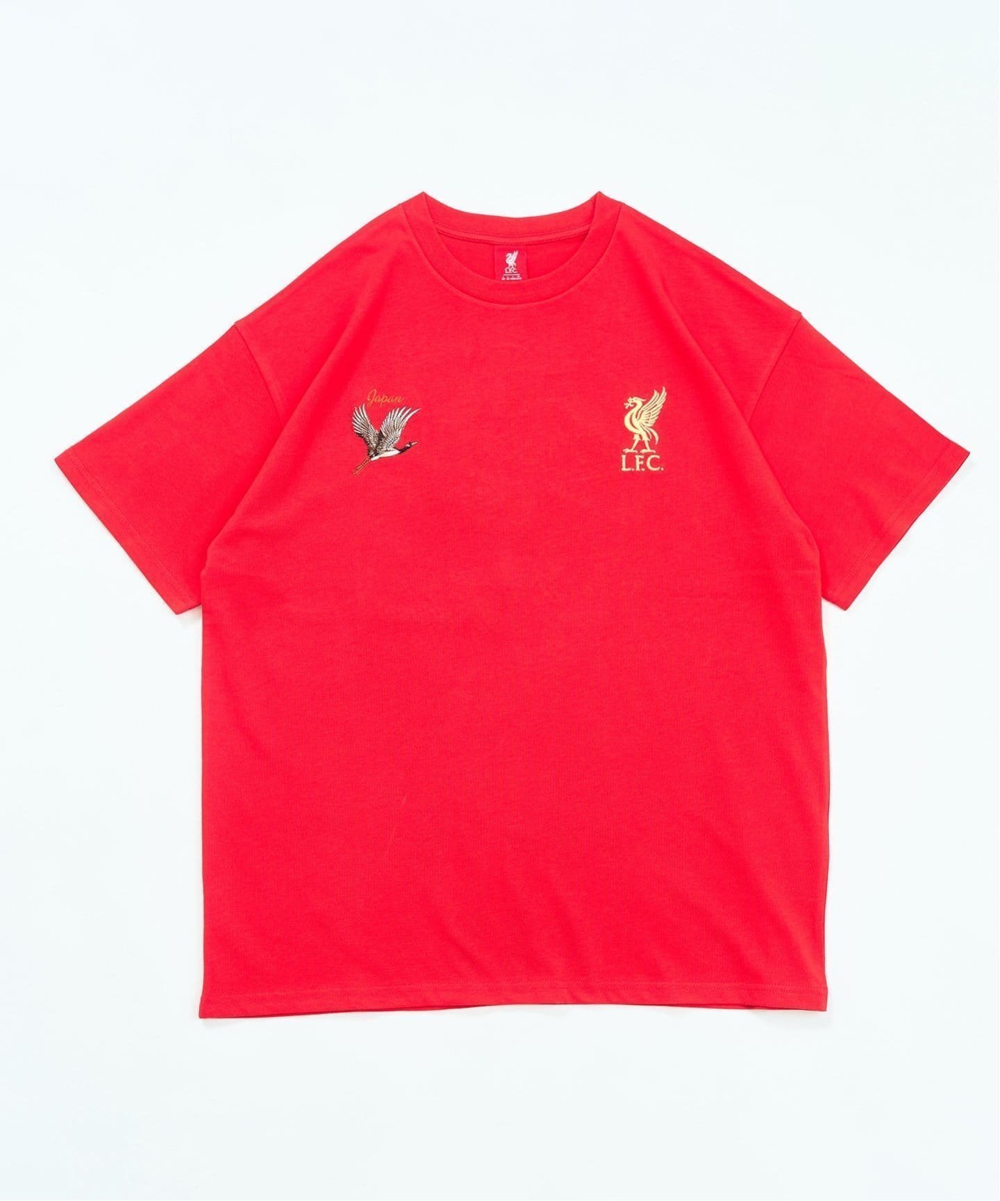 【フォーワンセブン バイ エディフィス/417 by EDIFICE / MEN】の【Liverpool FC / リバプール FC】 SUKA EMBROIDERY Tシャツ インテリア・キッズ・メンズ・レディースファッション・服の通販 founy(ファニー) 　ファッション　Fashion　メンズファッション　Fashion for Men　おすすめ　Recommended / Our Picks　フロント　Front, Front Design　レッド|ID: prp329100004619975 ipo3291000000033135678