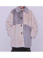 【ファーファー/FURFUR】のパッチワークエコファーミドルコート 人気、トレンドファッション・服の通販 founy(ファニー) ファッション Fashion レディースファッション Fashion for Women アウター Coat / Outerwear Collection コート・ロングコート・ピーコート Long Coats, Peacoats & More トレンド Trend, Trending Now バスケット Basket, Basket Bag パッチワーク Patchwork, Mixed Fabric ミドル Middle Length, Mid Height リアル Real, Realistic thumbnail GRY[006]|ID: prp329100004619992 ipo3291000000033135971