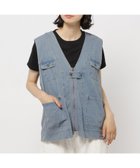 【ニコアンド/niko and】の2WAY衿フリルデニムベスト 人気、トレンドファッション・服の通販 founy(ファニー) ファッション Fashion レディースファッション Fashion for Women アウター Coat / Outerwear Collection トップス・カットソー Cut & Sew Tops ベスト&ジレ / 重ね着スタイル Vests & Gilets おすすめ Recommended / Our Picks インナー Innerwear タンク Tank Top, Sleeveless Top デニム Denim, Jeans Material バランス Balance, Style Balance フェミニン Feminine, Girly フリル Frill, Ruffle ベスト Vest, Waistcoat ロング Long, Long-Length ワーク Workwear, Utility Style ヴィンテージ Vintage Style 夏 Summer thumbnail ライトブルー|ID: prp329100004620045 ipo3291000000033613420