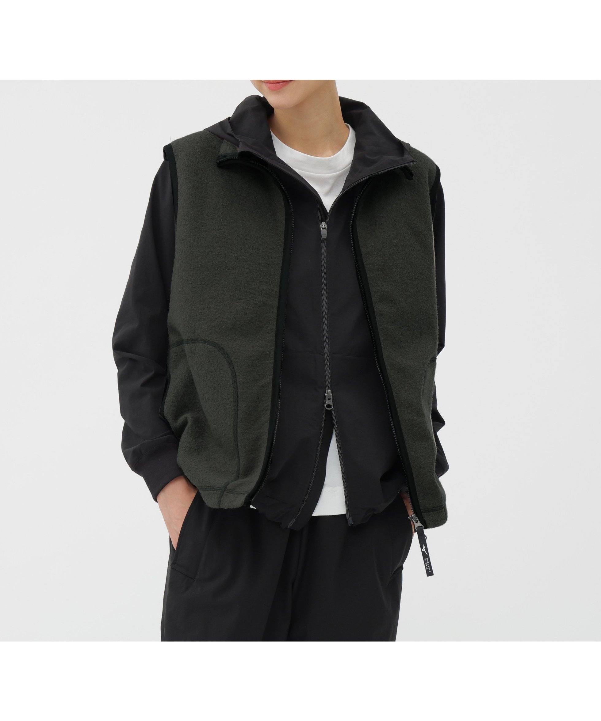 【マーガレットハウエル/MARGARET HOWELL】のWOOL NYLON COMPRESSED JERSEY BLOUSON インテリア・キッズ・メンズ・レディースファッション・服の通販 founy(ファニー) 　ファッション　Fashion　レディースファッション　Fashion for Women　アウター　Coat / Outerwear Collection　ブルゾンジャケット・スポーティアウター　Blouson Jackets　コレクション　Collection, Seasonal Line　スポーツ　Sports, Activewear　ブルゾン　Blouson, Bomber Jacket　マーガレット　Marguerite, Daisy Pattern　ミックス　Mix, Mixed Style　SAGE7|ID: prp329100004620053 ipo3291000000033136969