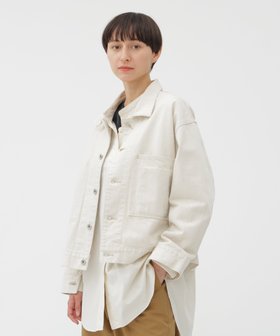 【マーガレットハウエル/MARGARET HOWELL】のCANTON NTAURAL DENIM BLOUSON 人気、トレンドファッション・服の通販 founy(ファニー) ファッション Fashion レディースファッション Fashion for Women アウター Coat / Outerwear Collection ブルゾンジャケット・スポーティアウター Blouson Jackets コンパクト Compact, Small Size スマート Smart, Elegant ポケット Pocket, Pocket Detail ワイド Wide, Wide Fit エレガント 上品 Elegant |ID:prp329100004620059