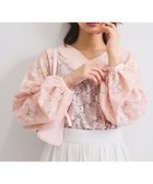 【クイーンズ コート/QUEENS COURT】のフラワーレースプルブラウス≪手洗い可能≫ 人気、トレンドファッション・服の通販 founy(ファニー) ファッション Fashion レディースファッション Fashion for Women トップス・カットソー Cut & Sew Tops シャツ・ブラウス・オフィスカジュアル Elegant Blouses & Button-Ups インナー Innerwear オレンジ Orange ガーリー Girly, Feminine Style テクスチャー Texture, Textured Fabric デコルテ Décolleté, Neckline パターン Pattern, Design Print フラワー Flower, Floral ポケット Pocket, Pocket Detail おすすめ Recommended / Our Picks thumbnail ピンク|ID: prp329100004620085 ipo3291000000033137243