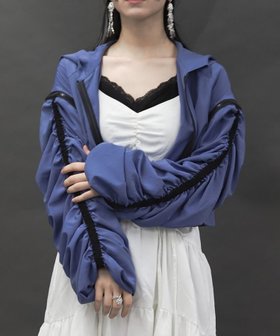 【アクシーズファム/axes femme】のボリューム袖シアーブルゾン 人気、トレンドファッション・服の通販 founy(ファニー) ファッション Fashion レディースファッション Fashion for Women アウター Coat / Outerwear Collection ブルゾンジャケット・スポーティアウター Blouson Jackets おすすめ Recommended / Our Picks ブルゾン Blouson, Bomber Jacket |ID:prp329100004620117