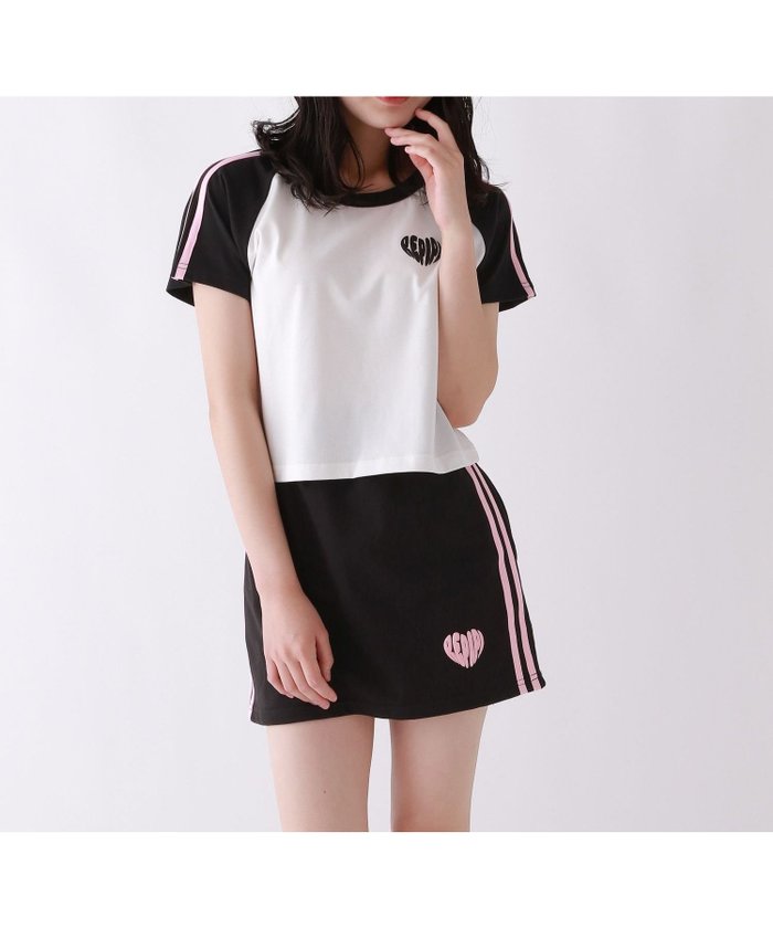 【レピピアルマリオ/repipi armario】のラグランチビTセットアップ インテリア・キッズ・メンズ・レディースファッション・服の通販 founy(ファニー) https://founy.com/ ファッション Fashion レディースファッション Fashion for Women セットアップ Matching Sets おすすめ Recommended / Our Picks キャップ Cap, Baseball Cap サンダル Sandals, Summer Shoes スニーカー Sneakers, Trainers セットアップ Set-Up, Coordinated Outfit ソックス Socks, Hosiery プリント Print, Printed Pattern ボトム Bottoms, Lower Wear ミニスカート Mini Skirt, Short Skirt 半袖 Short Sleeve, Half Sleeve 厚底 Platform Shoes |ID: prp329100004620376 ipo3291000000033184496