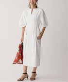 【ヴェルメイユ パー イエナ/VERMEIL par iena】のNAOKO OKUSAコラボ ストレッチデニムウエストシェイプワンピース 人気、トレンドファッション・服の通販 founy(ファニー) ファッション Fashion レディースファッション Fashion for Women ワンピース Dresses インド Indian Textile コラボ Collaboration, Collab シェイプ Shape, Slim Fit デニム Denim, Jeans Material 人気 Popular, Best Seller プリント Print, Printed Pattern リネン Linen, Linen Fabric レオパード Leopard, Animal Print thumbnail ホワイト|ID: prp329100004620377 ipo3291000000033184514