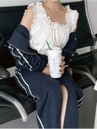 【スナイデル/SNIDEL】のクロップドコットンフリルブラウス WHT[001]|ID:prp329100004620394