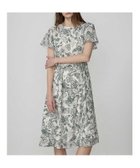【アクアスキュータム/Aquascutum】のボタニカルプリントドレス 人気、トレンドファッション・服の通販 founy(ファニー) ファッション Fashion レディースファッション Fashion for Women ワンピース Dresses フォーマル・パーティードレス・結婚式用ドレス Elegant & Casual Dresses コンパクト Compact, Small Size サテン Satin, Glossy Fabric サンダル Sandals, Summer Shoes ストレッチ Stretch, Stretchy Fabric ドレス Dress, One-Piece フレア Flare, Flared 秋 Autumn thumbnail グリーン|ID: prp329100004620442 ipo3291000000033184935