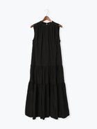 【テチチ/Te chichi】のナイロンティアードワンピース 人気、トレンドファッション・服の通販 founy(ファニー) ファッション Fashion レディースファッション Fashion for Women ワンピース Dresses エアリー Airy Texture ギャザー Gathered, Ruffled ティアードワンピース Tiered Dress, Flared Dress フォルム Silhouette, Form エレガント 上品 Elegant thumbnail ブラック|ID: prp329100004620460 ipo3291000000033185850