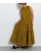【テチチ/Te chichi】のナイロンティアードワンピース 人気、トレンドファッション・服の通販 founy(ファニー) ファッション Fashion レディースファッション Fashion for Women ワンピース Dresses エアリー Airy Texture ギャザー Gathered, Ruffled ティアードワンピース Tiered Dress, Flared Dress フォルム Silhouette, Form エレガント 上品 Elegant thumbnail イエロー|ID: prp329100004620460 ipo3291000000033185853