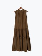【テチチ/Te chichi】のナイロンティアードワンピース 人気、トレンドファッション・服の通販 founy(ファニー) ファッション Fashion レディースファッション Fashion for Women ワンピース Dresses エアリー Airy Texture ギャザー Gathered, Ruffled ティアードワンピース Tiered Dress, Flared Dress フォルム Silhouette, Form エレガント 上品 Elegant thumbnail カーキ|ID: prp329100004620460 ipo3291000000033185855