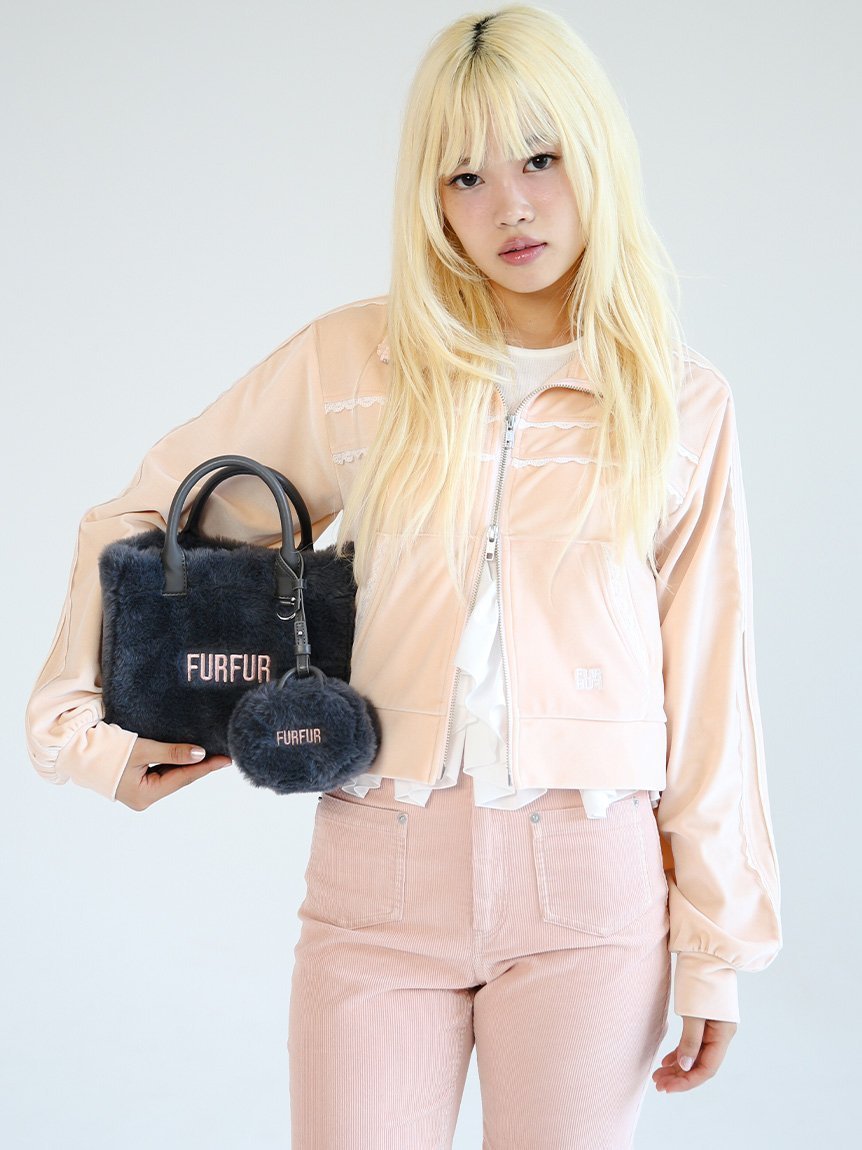 【ファーファー/FURFUR】のサイドレースベロアトラックジャケット インテリア・キッズ・メンズ・レディースファッション・服の通販 founy(ファニー) 　ファッション　Fashion　レディースファッション　Fashion for Women　アウター　Coat / Outerwear Collection　レディースジャケット・軽アウター　Jackets　インナー　Innerwear　ジャケット　Jacket, Outerwear　スカラップ　Scallop, Scalloped Edge　スポーティ　Sporty, Casual Athletic　ベロア　Velour, Soft Velvet　レース　Lace, Lace Fabric　PNK[066]|ID: prp329100004620495 ipo3291000000033720179