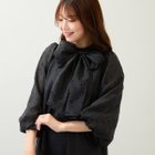 【ローズティアラ/Rose Tiara】のオーガンジーフロッキードットリボンワンピース 人気、トレンドファッション・服の通販 founy(ファニー) ファッション Fashion レディースファッション Fashion for Women ワンピース Dresses クラシカル Classical, Vintage-Inspired ドット Polka Dot, Dot Pattern フェミニン Feminine, Girly フロント Front, Front Design リボン Ribbon, Bow エレガント 上品 Elegant 結婚式 Wedding thumbnail ブラック|ID: prp329100004620534 ipo3291000000033519561