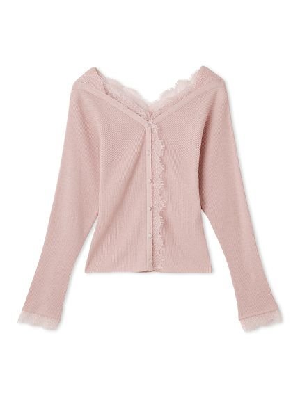 【セルフォード/CELFORD】のレーストリムニットプルオーバー インテリア・キッズ・メンズ・レディースファッション・服の通販 founy(ファニー) 　ファッション　Fashion　レディースファッション　Fashion for Women　トップス・カットソー　Cut & Sew Tops　ニット　Knit Tops & Sweaters　カジュアルプルオーバー・ニットトップス　Pullovers & Knit Tops / Casual Pullovers　カーディガン　Cardigan, Knitwear　スパンコール　Sequins, Sequin Embellishment　デコルテ　Décolleté, Neckline　レース　Lace, Lace Fabric　エレガント 上品　Elegant　LPNK[061]|ID: prp329100004620564 ipo3291000000033844337