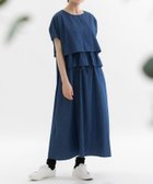 【プードゥドゥ/POU DOU DOU】の2wayラッフルワンピースアンサンブル 人気、トレンドファッション・服の通販 founy(ファニー) ファッション Fashion レディースファッション Fashion for Women ワンピース Dresses サンダル Sandals, Summer Shoes シンプル Simple, Minimal スマート Smart, Elegant フォルム Silhouette, Form リラックス Relax, Relaxed Fit ロング Long, Long-Length 夏 Summer thumbnail インディゴ|ID: prp329100004620593 ipo3291000000033279086