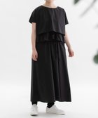 【プードゥドゥ/POU DOU DOU】の2wayラッフルワンピースアンサンブル 人気、トレンドファッション・服の通販 founy(ファニー) ファッション Fashion レディースファッション Fashion for Women ワンピース Dresses サンダル Sandals, Summer Shoes シンプル Simple, Minimal スマート Smart, Elegant フォルム Silhouette, Form リラックス Relax, Relaxed Fit ロング Long, Long-Length 夏 Summer thumbnail ブラック|ID: prp329100004620593 ipo3291000000033279088