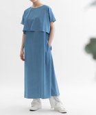 【プードゥドゥ/POU DOU DOU】の2wayラッフルワンピースアンサンブル 人気、トレンドファッション・服の通販 founy(ファニー) ファッション Fashion レディースファッション Fashion for Women ワンピース Dresses サンダル Sandals, Summer Shoes シンプル Simple, Minimal スマート Smart, Elegant フォルム Silhouette, Form リラックス Relax, Relaxed Fit ロング Long, Long-Length 夏 Summer thumbnail フェードブルー|ID: prp329100004620593 ipo3291000000033279090