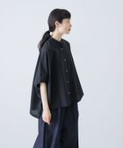 【かぐれ/kagure / URBAN RESEARCH】のコットンスクエアポンチョシャツ BLACK|ID: prp329100004620677 ipo3291000000033225709